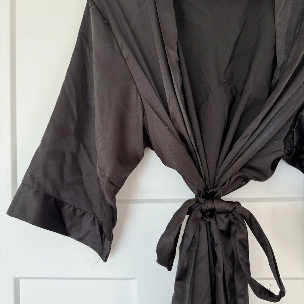 Satin Mini Robe - Picture 2 of 3